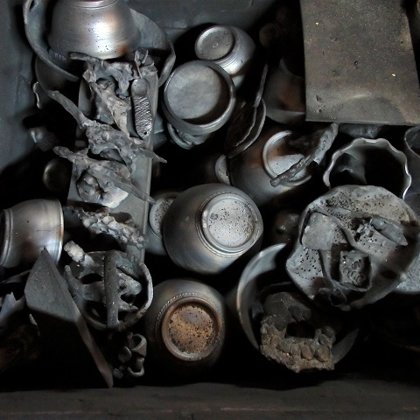 Juodoji keramika. Darbai